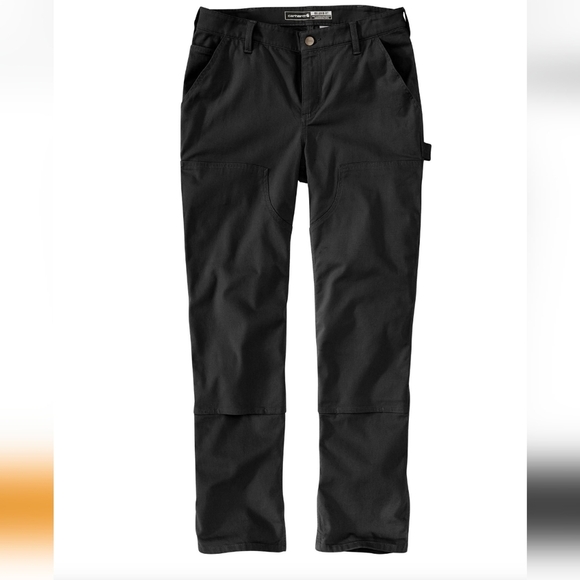 Carhartt Women's Rugged Flex Canvas Double Front Work Pants Size 12 or 14 Short - Picture 1 of 17